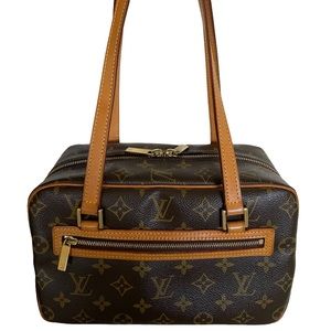 LOUIS VUITTON MONOGRAM CANVAS CITE MM SHOULDER BAG